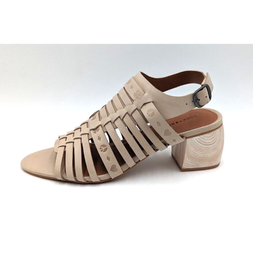 Lucky Brand Women's Natissha High Heel Sandal Heeled Sz 9.5‎ - Picture 7 of 16